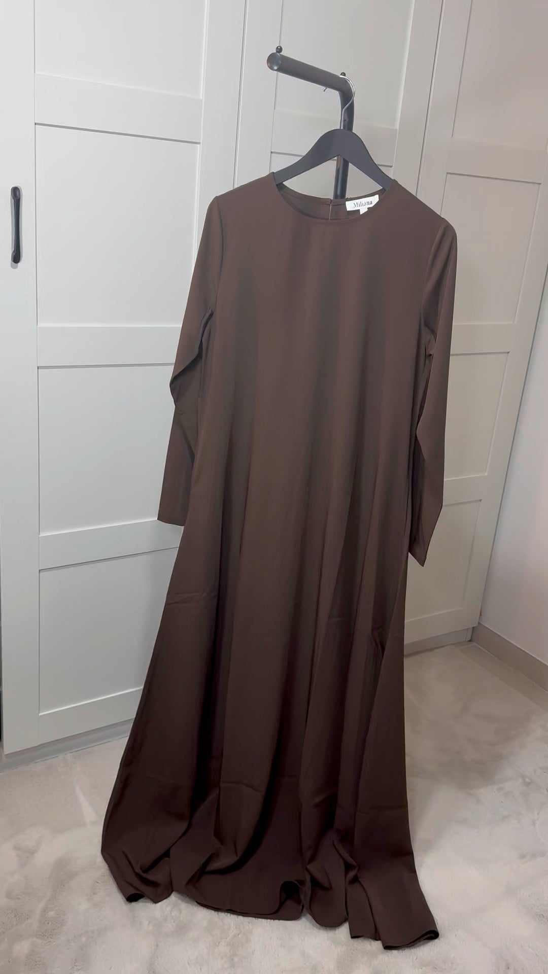 Abaya AYSSA classique évasée I Marron