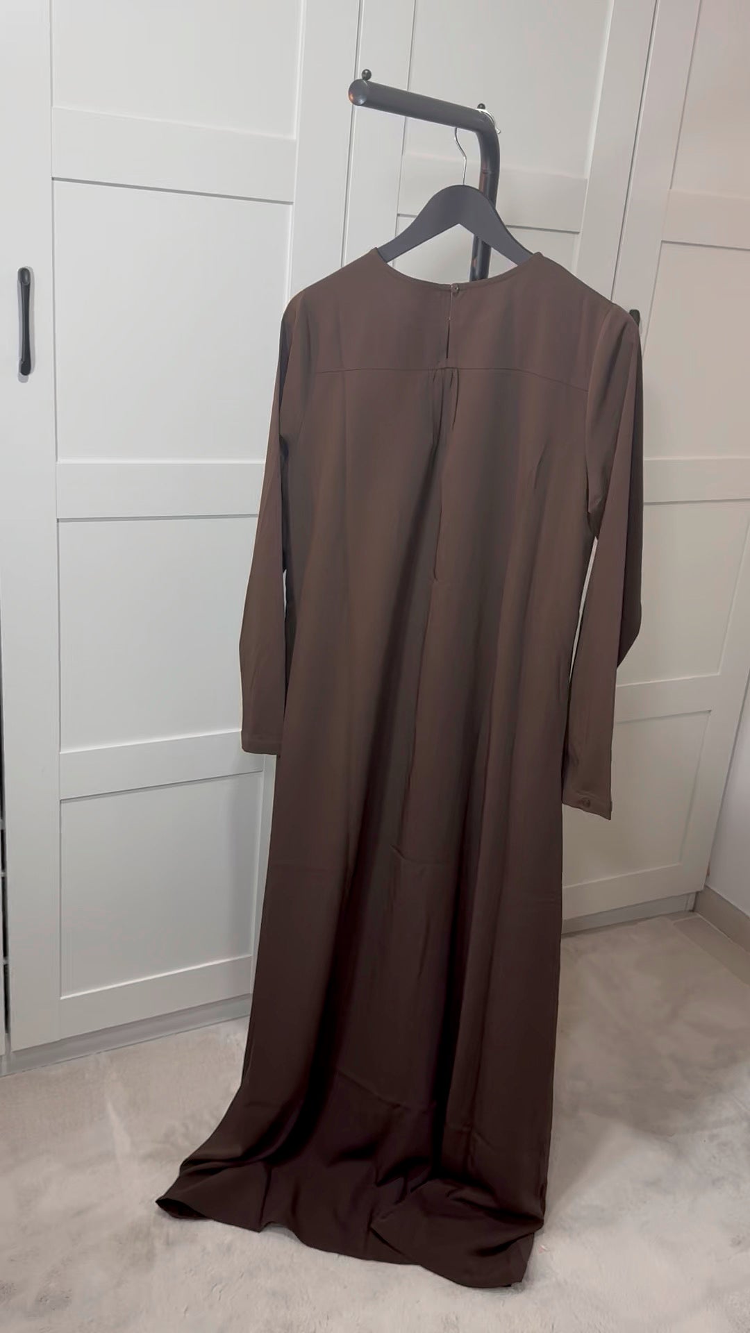 Abaya AYSSA classique évasée I Marron