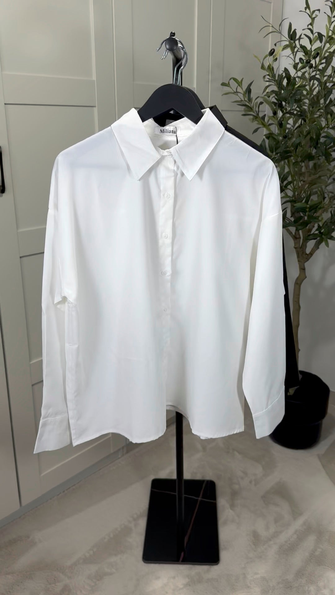 Chemise basique manches longues